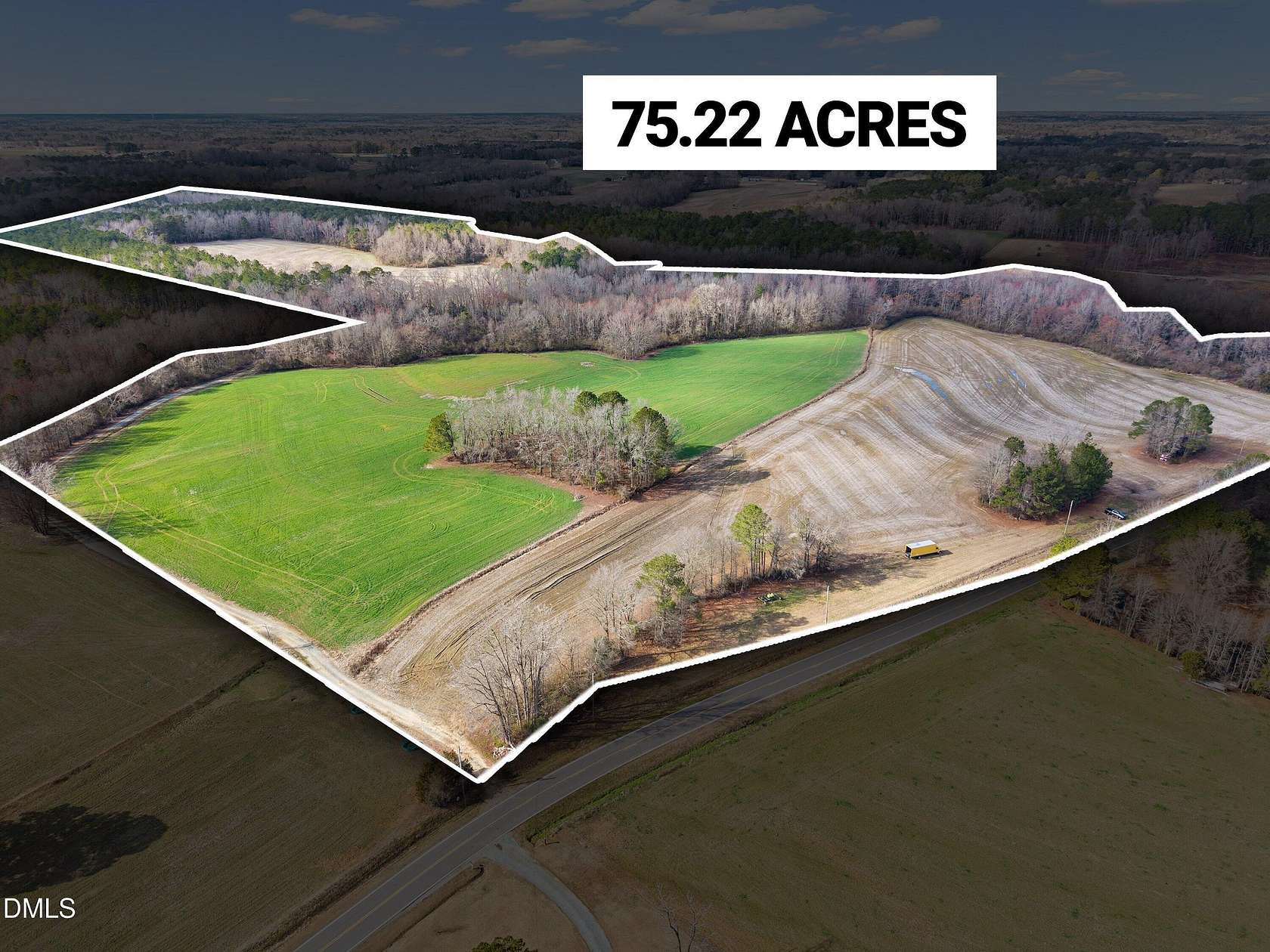 75.2 Acres of Recreational & Residential Land for Sale in Four Oaks, North Carolina