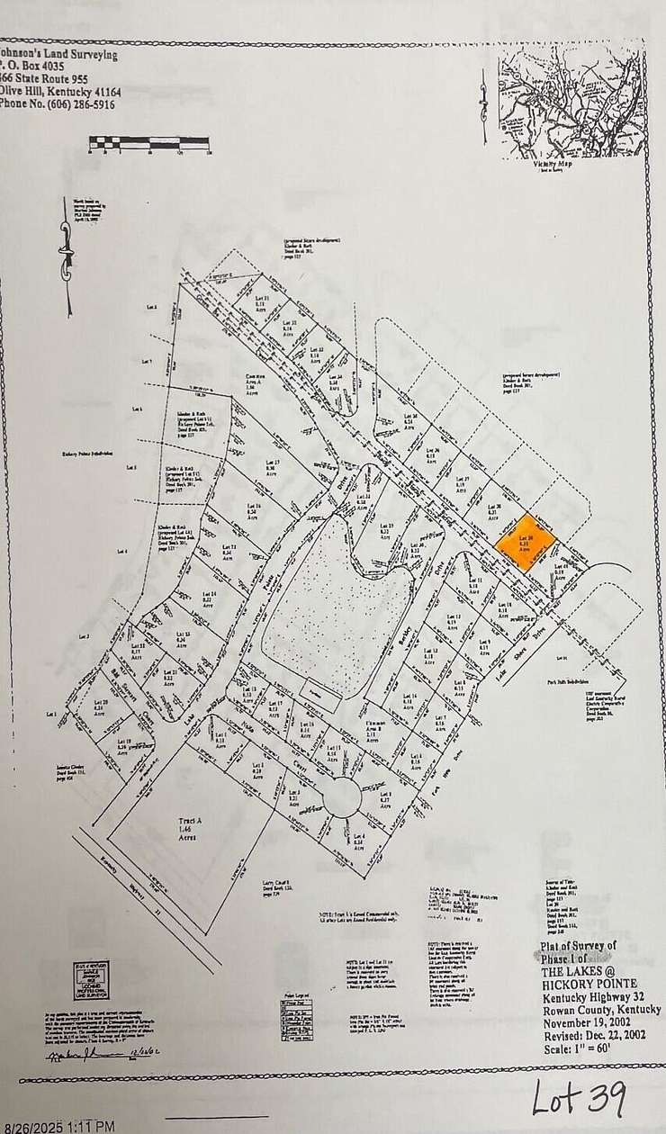0.19 Acres of Residential Land for Sale in Morehead, Kentucky