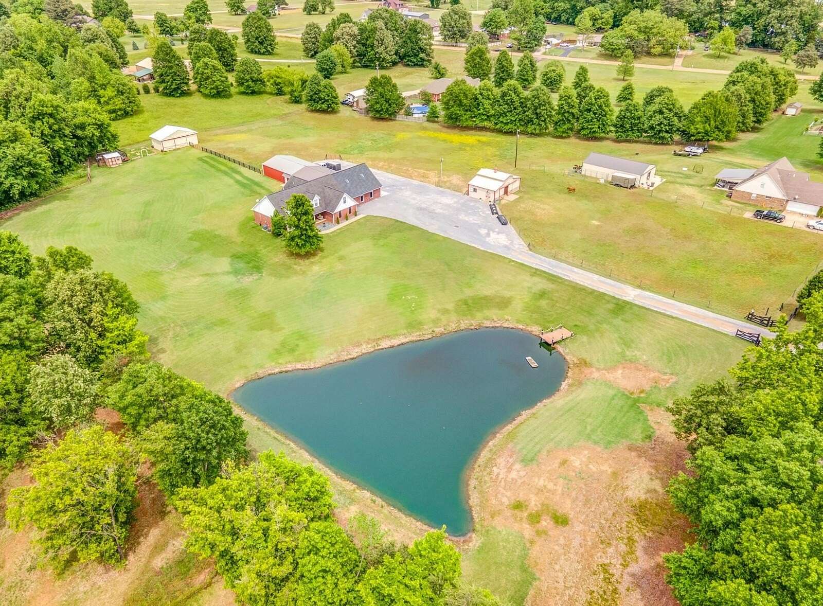 5 Acres of Land with Home for Sale in Brighton, Tennessee