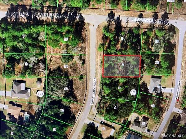 0.26 Acres of Residential Land for Sale in Citrus Springs, Florida
