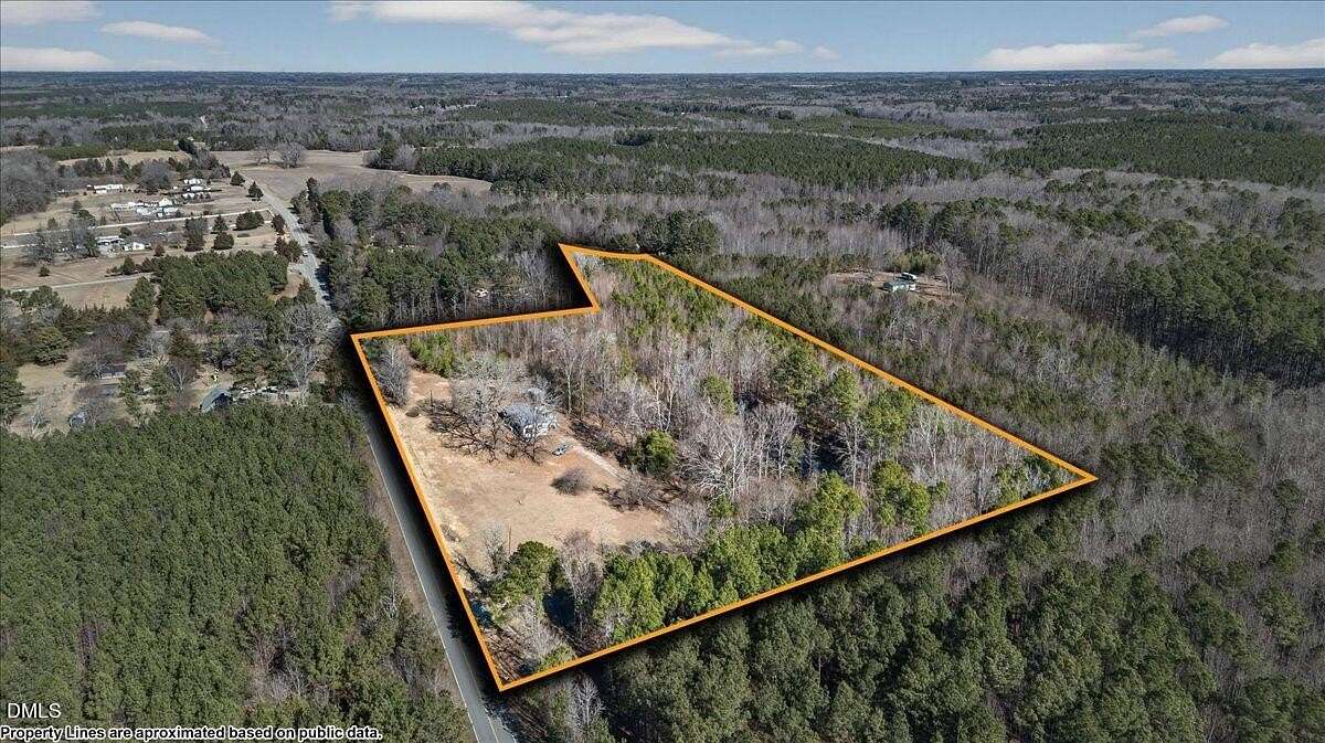 13 Acres of Land with Home for Sale in Kittrell, North Carolina