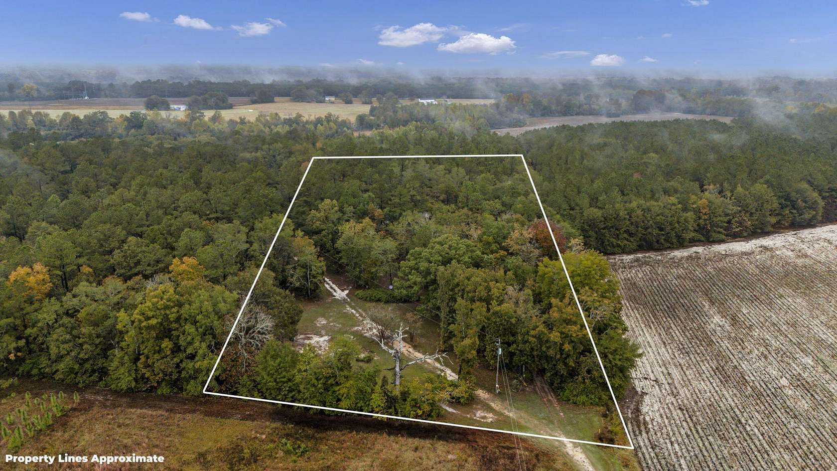 4.85 Acres of Land with Home for Sale in Neeses, South Carolina