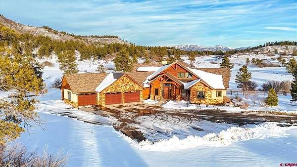 100 Acres of Land with Home for Sale in Pagosa Springs, Colorado