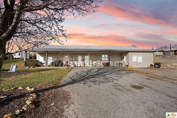 6.88 Acres of Land with Home for Sale in Mount Hermon, Kentucky