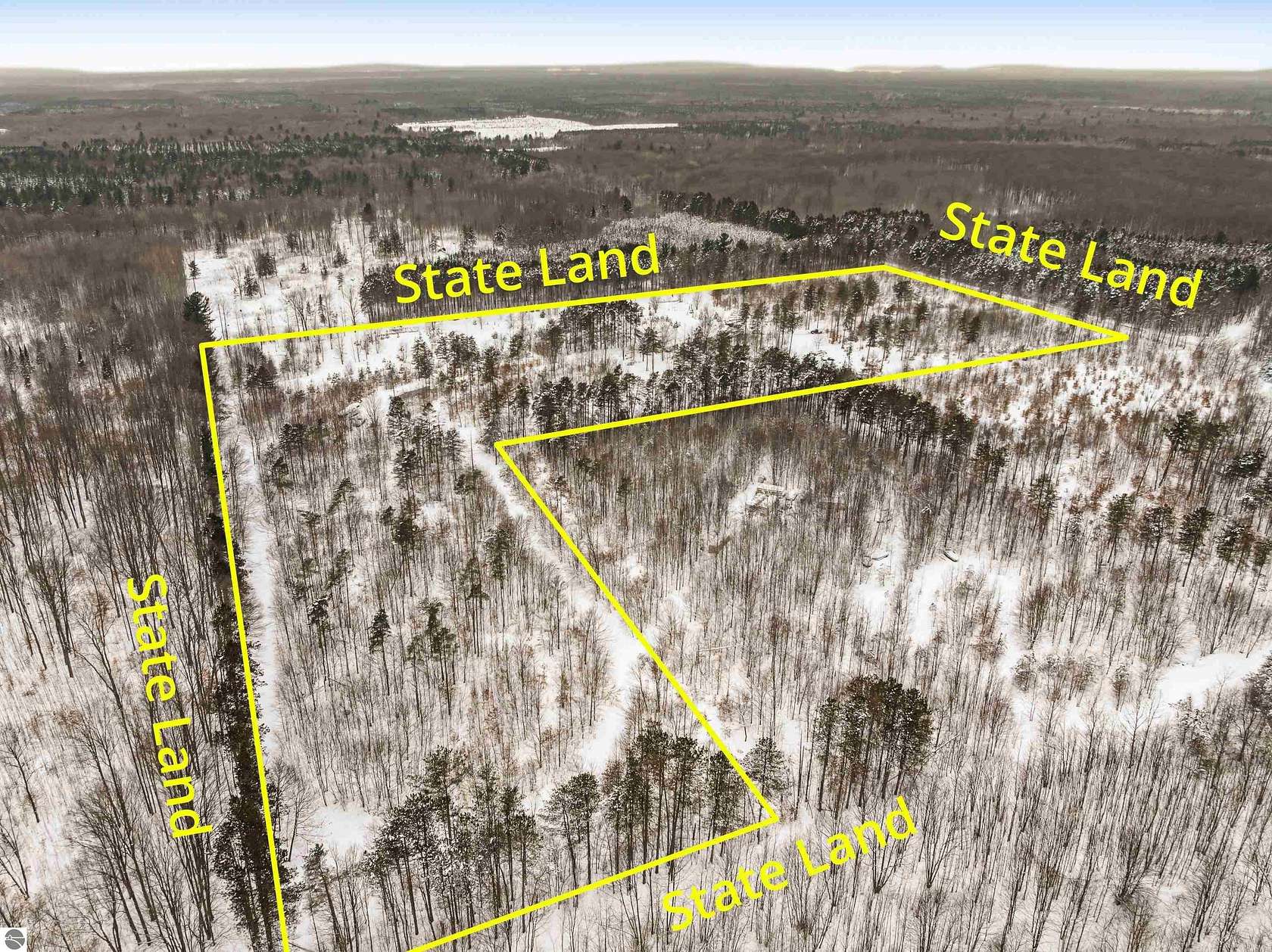 25 Acres of Recreational & Residential Land for Sale in Thompsonville, Michigan