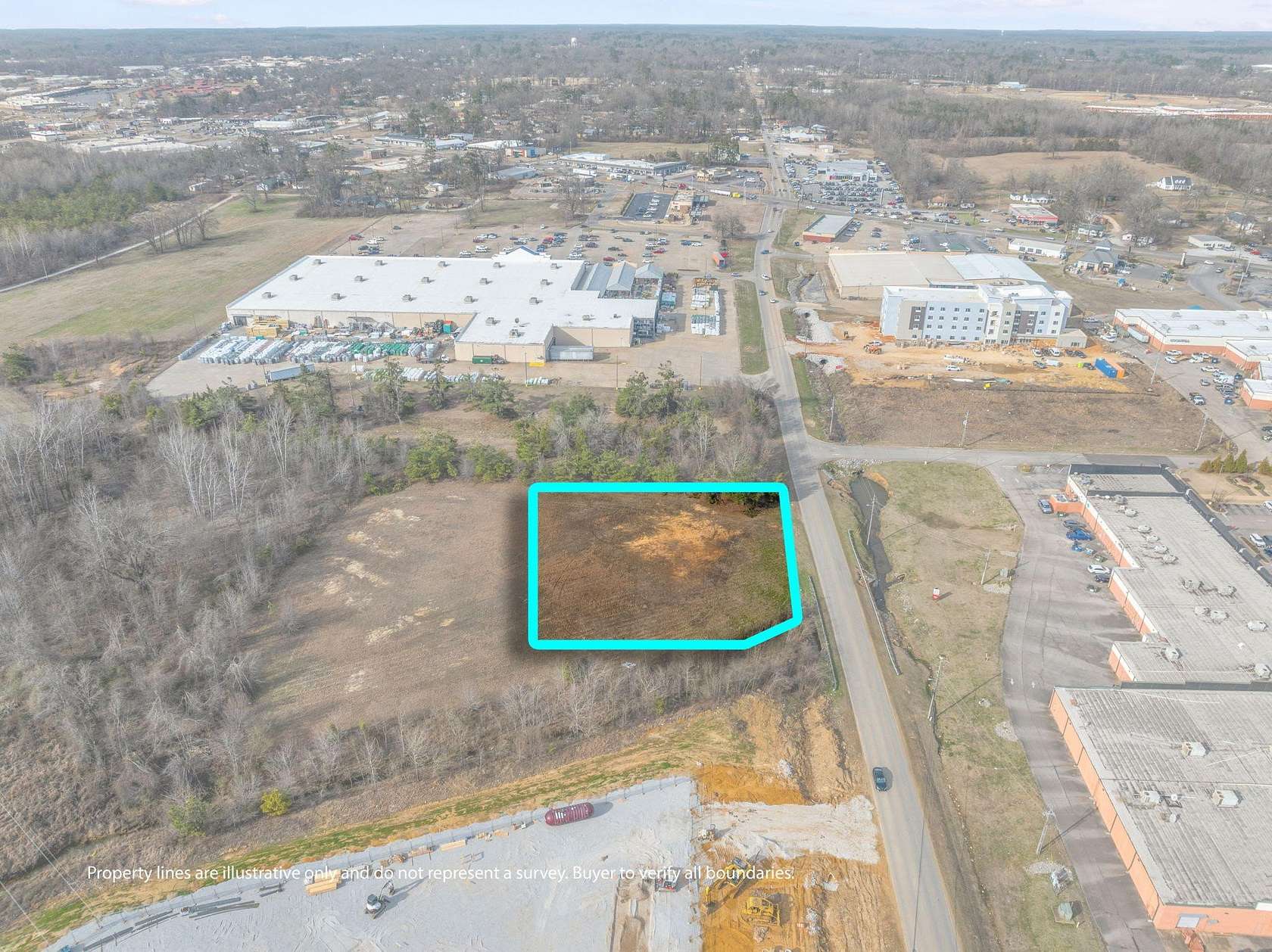 1 Acre of Mixed-Use Land for Sale in Corinth, Mississippi