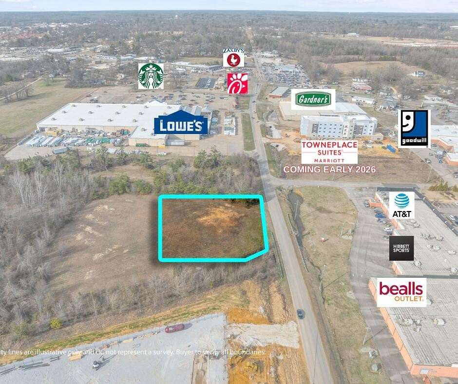 1 Acre of Commercial Land for Sale in Corinth, Mississippi