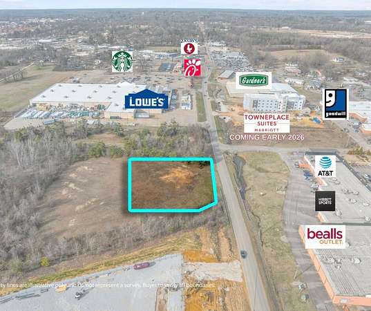 1 Acre of Commercial Land for Sale in Corinth, Mississippi