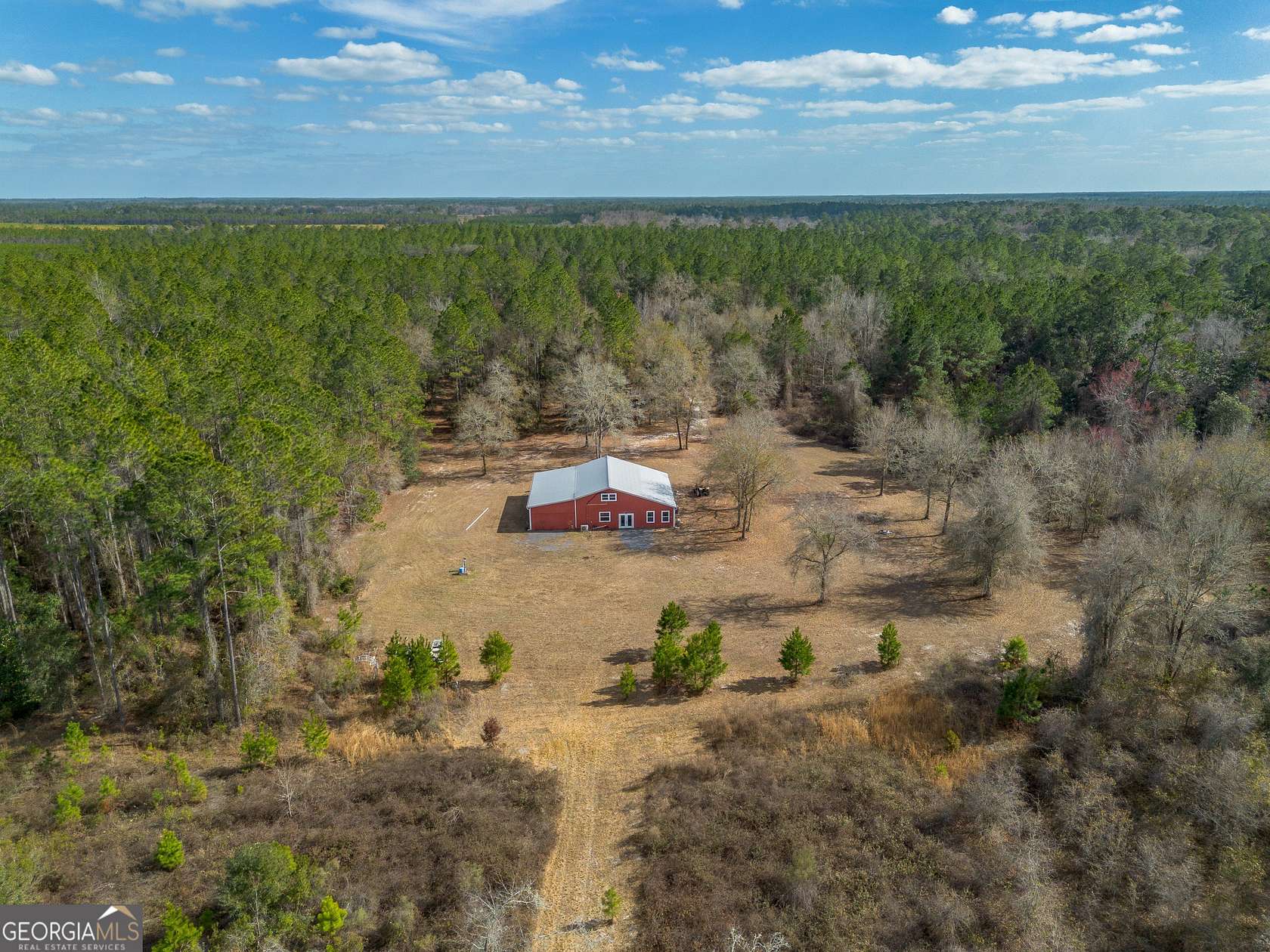 38 Acres of Recreational Land with Home for Sale in Saint George, Georgia