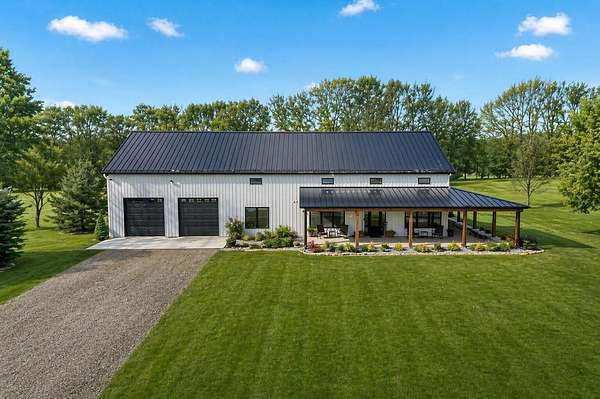 5.9 Acres of Land with Home for Sale in Litchfield, Michigan