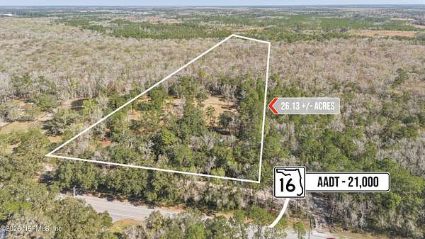 26.1 Acres of Mixed-Use Land for Sale in St. Augustine, Florida