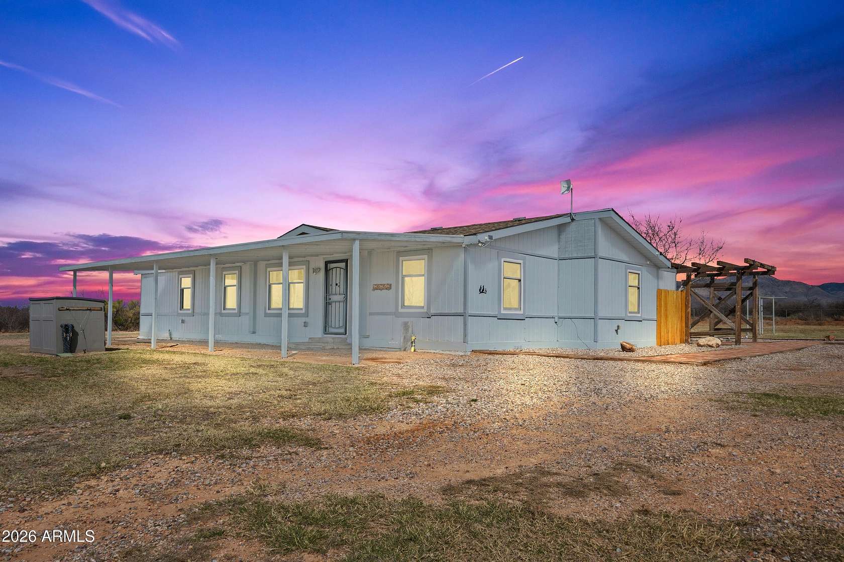 4.29 Acres of Land with Home for Sale in Hereford, Arizona