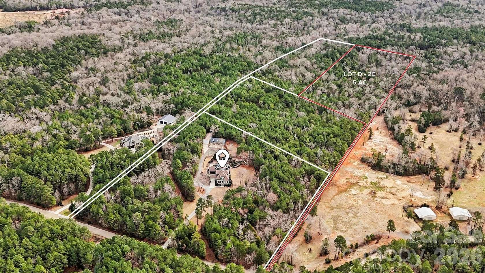5 Acres of Residential Land for Sale in Lancaster, South Carolina