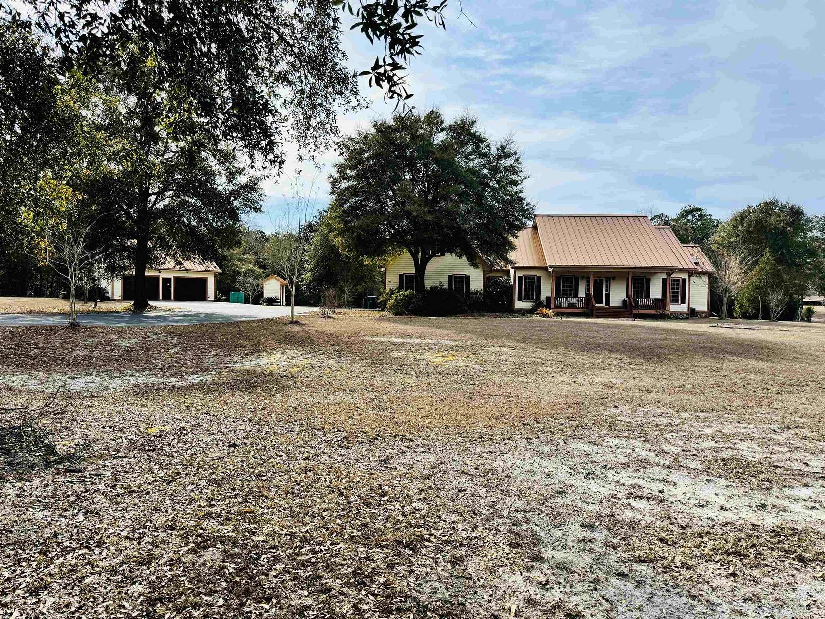4.49 Acres of Land with Home for Sale in Sopchoppy, Florida