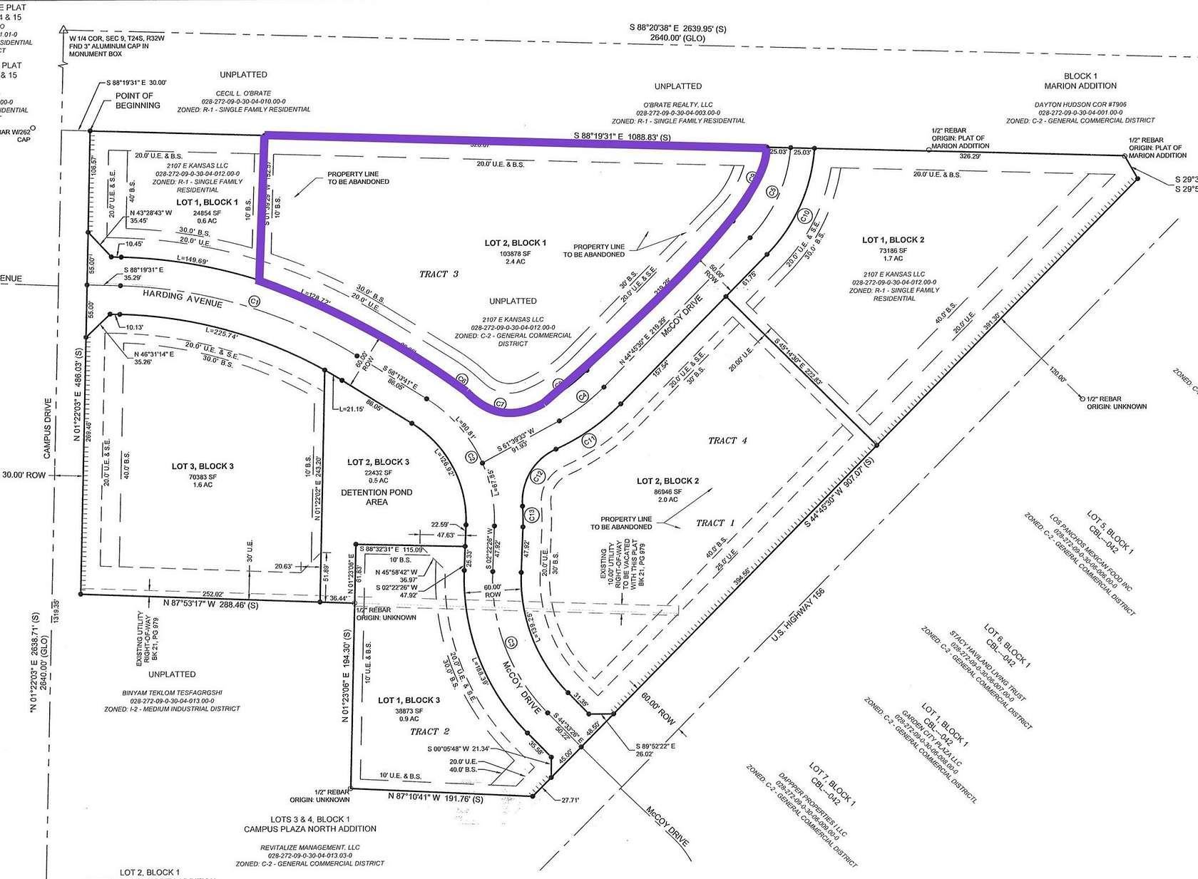 2.4 Acres of Commercial Land for Sale in Garden City, Kansas