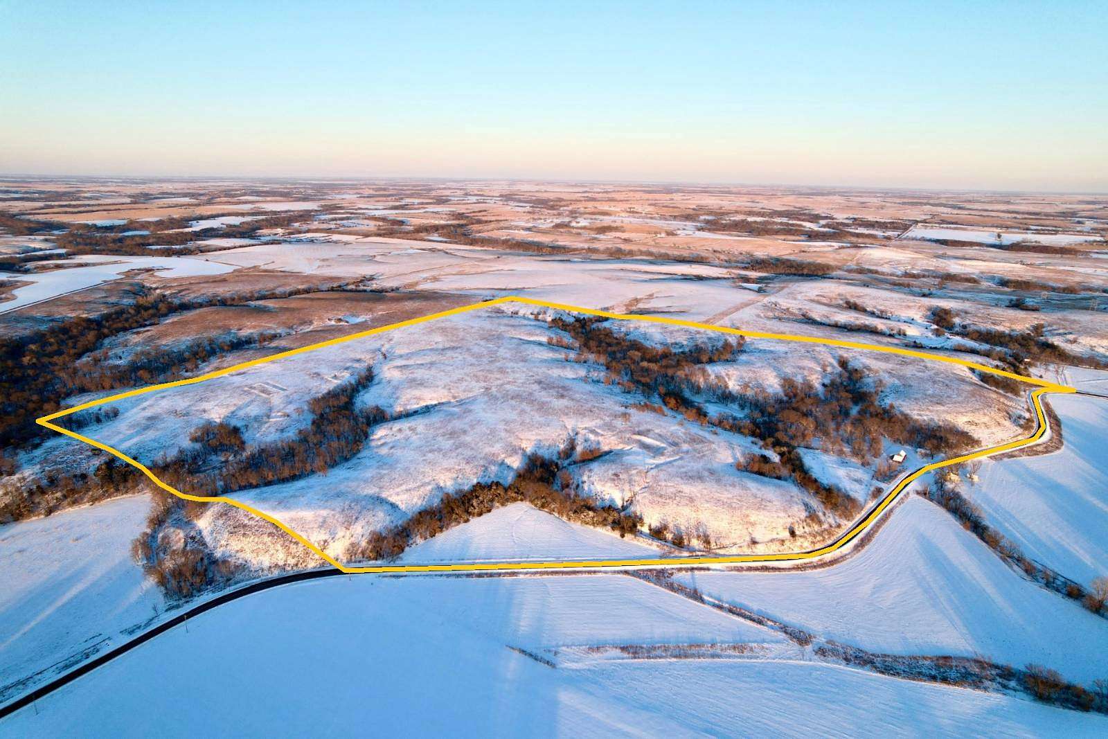 145 Acres of Land for Auction in Madison, Kansas