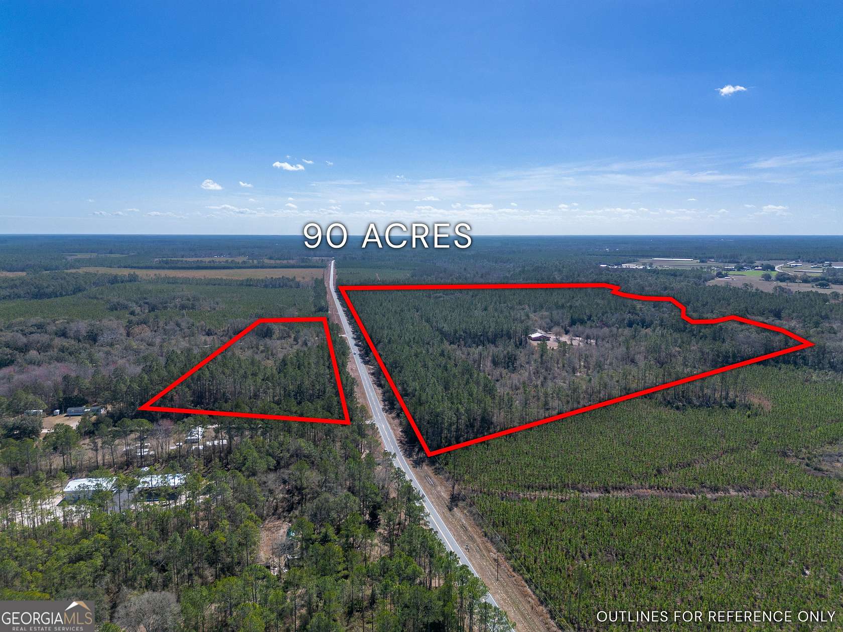 90 Acres of Recreational Land with Home for Sale in Saint George, Georgia