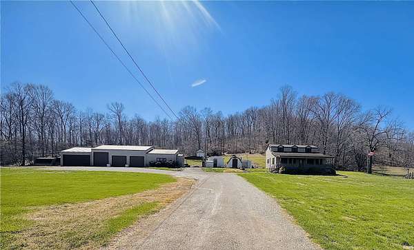 6 Acres of Land with Home for Sale in Norman, Indiana