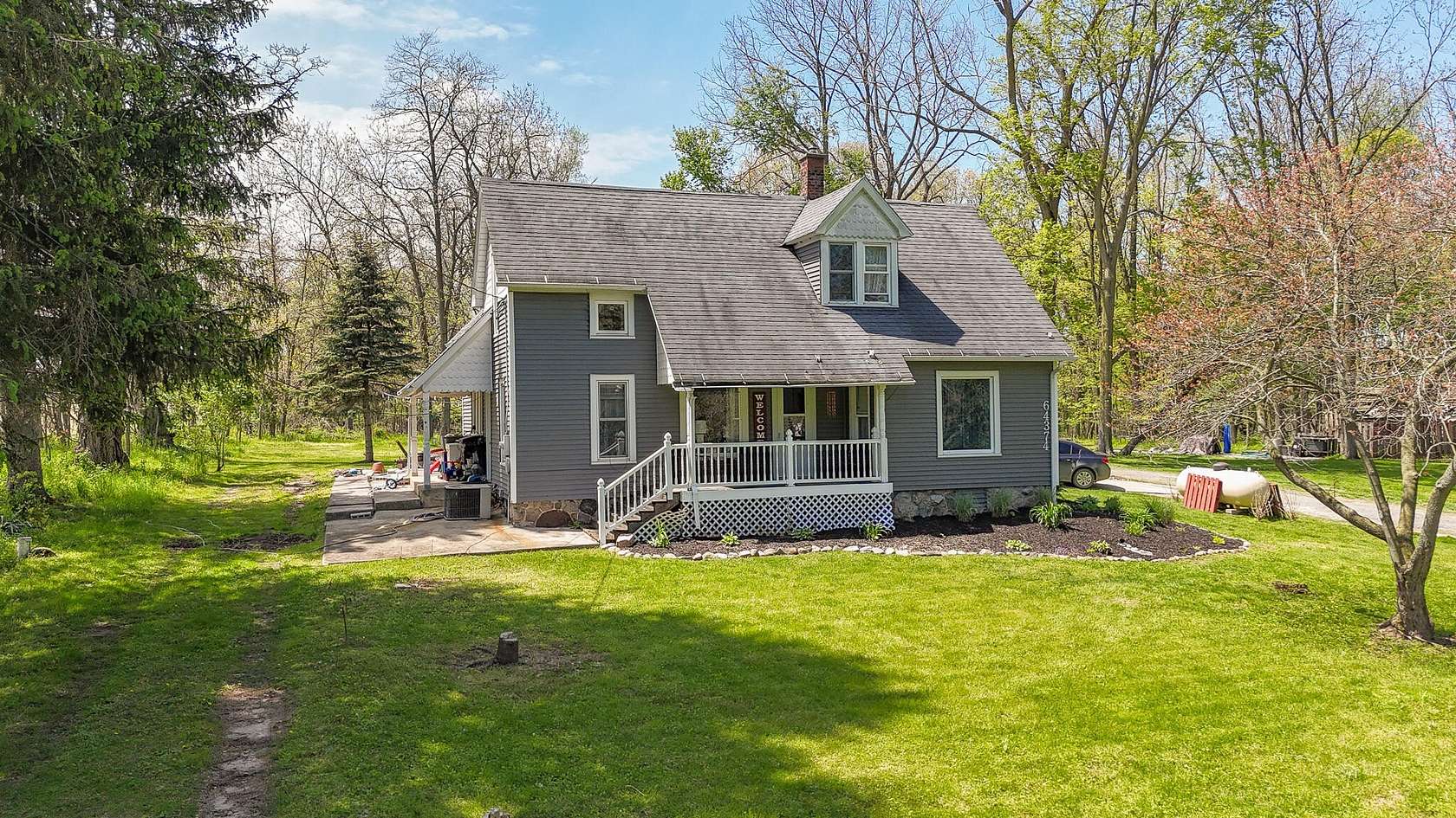 70.1 Acres of Land with Home for Sale in Cassopolis, Michigan