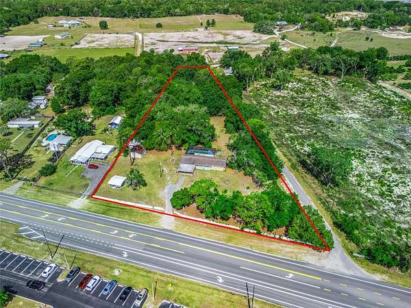 3.4 Acres of Land with Home for Sale in Sumterville, Florida