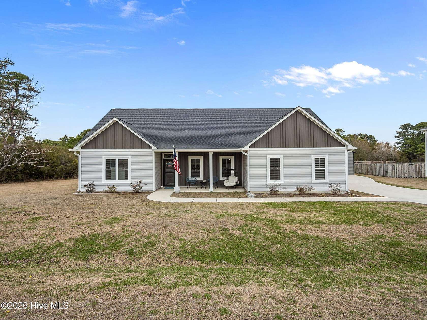 2 Acres of Land with Home for Sale in Hubert, North Carolina