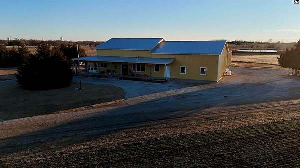 38.2 Acres of Land with Home for Sale in Lindsborg, Kansas