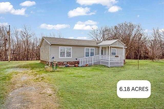 6.18 Acres of Land with Home for Sale in Coleman, Oklahoma