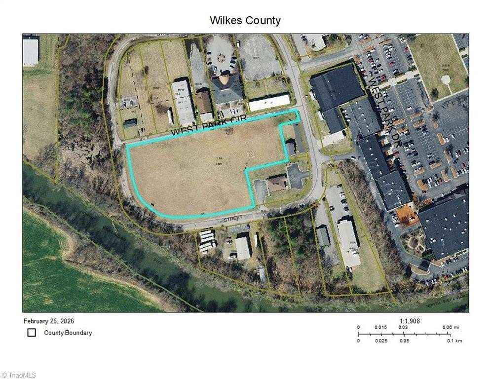 3.26 Acres of Commercial Land for Sale in North Wilkesboro, North Carolina