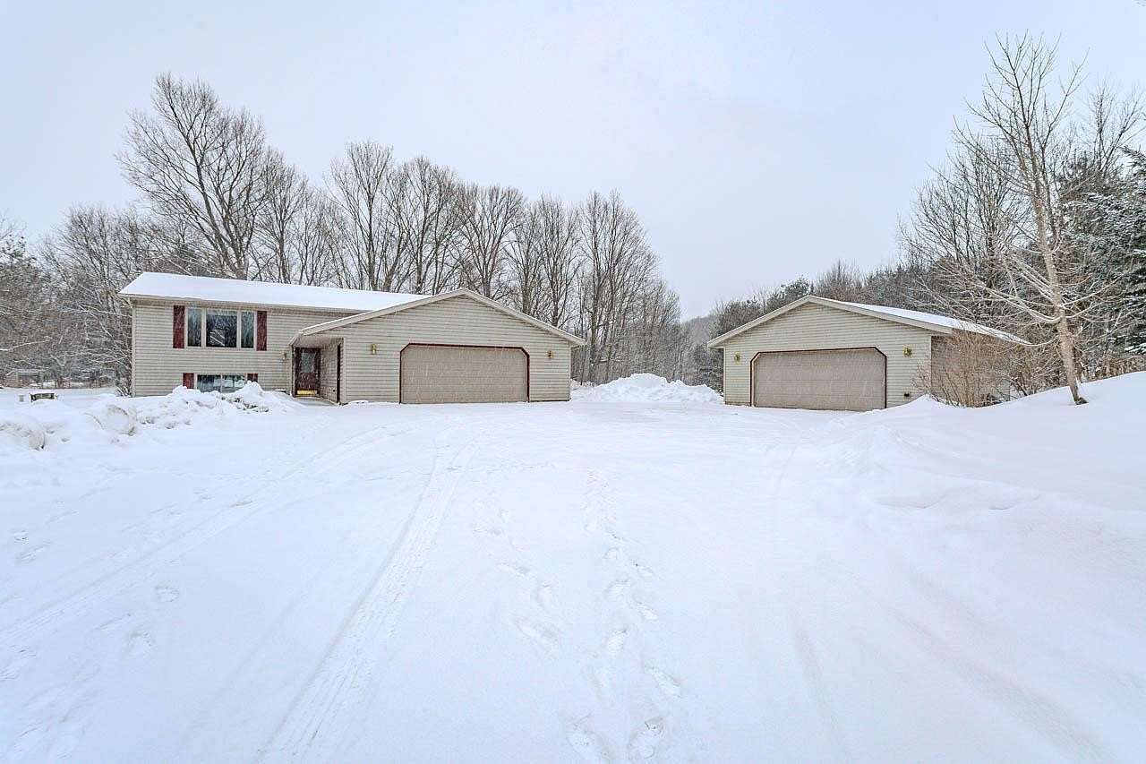 14.2 Acres of Recreational Land with Home for Sale in Birnamwood, Wisconsin