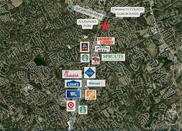 30.3 Acres of Recreational & Residential Land for Sale in Lawrenceville, Georgia