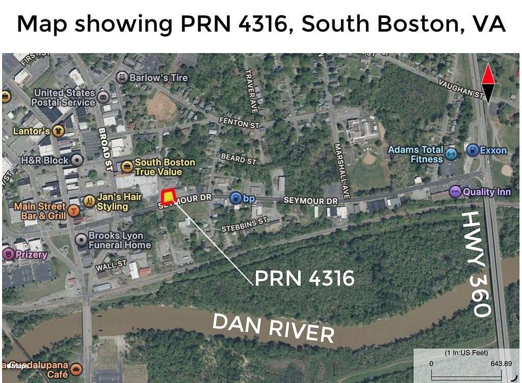 0.3 Acres of Commercial Land for Sale in South Boston, Virginia