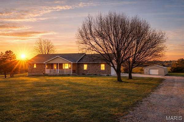 7.2 Acres of Land with Home for Sale in Monroe City, Missouri