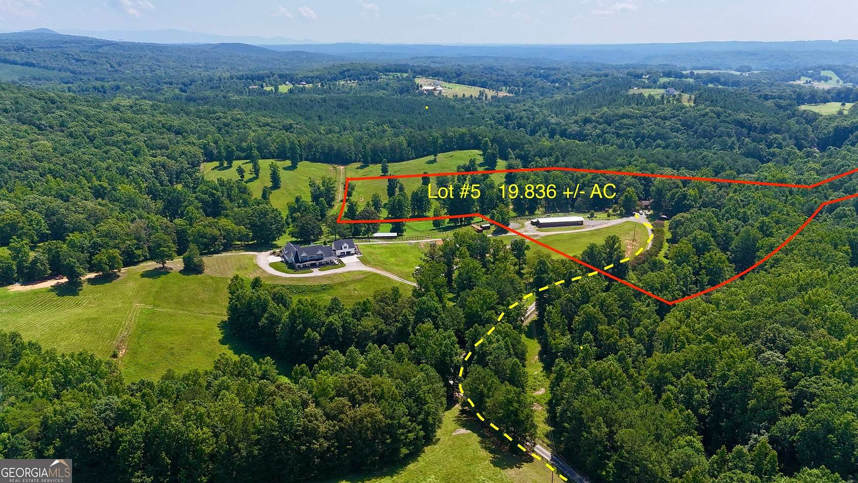 21 Acres of Agricultural Land with Home for Sale in Waleska, Georgia