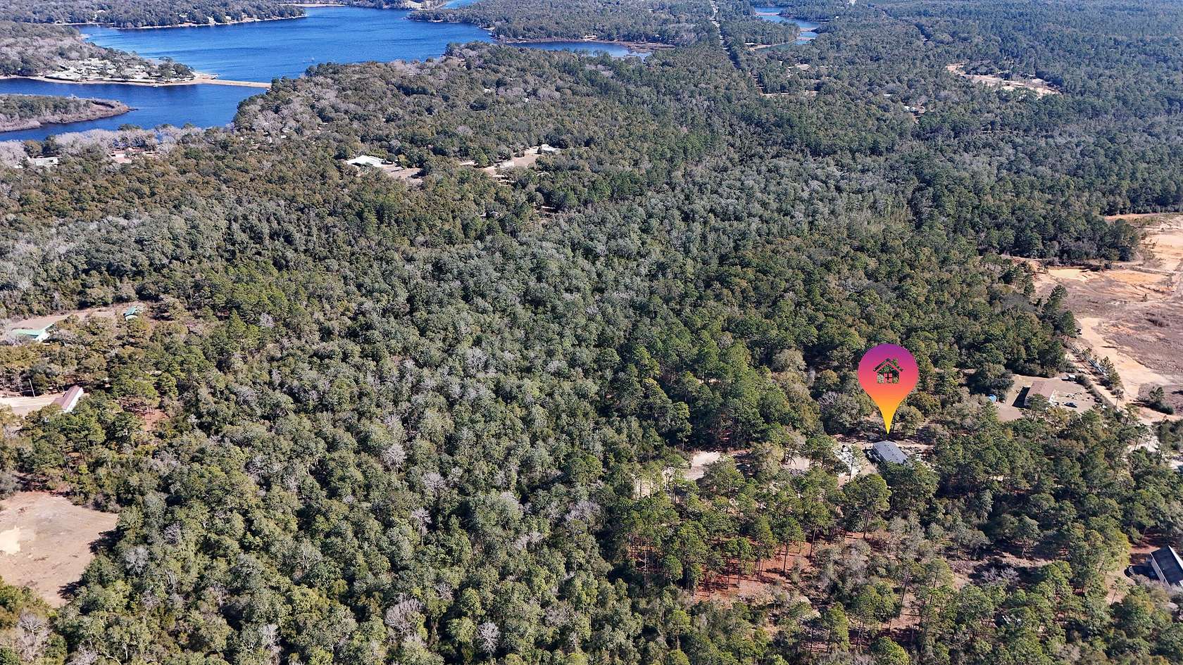 5.84 Acres of Land with Home for Sale in DeFuniak Springs, Florida