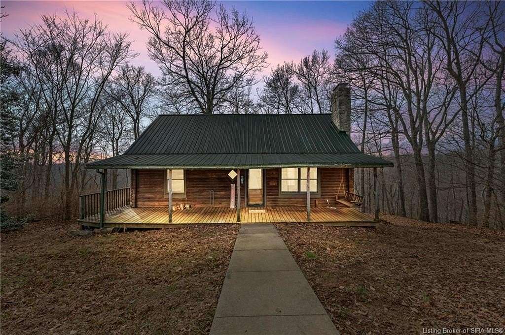 12.5 Acres of Recreational Land with Home for Sale in Elizabeth, Indiana