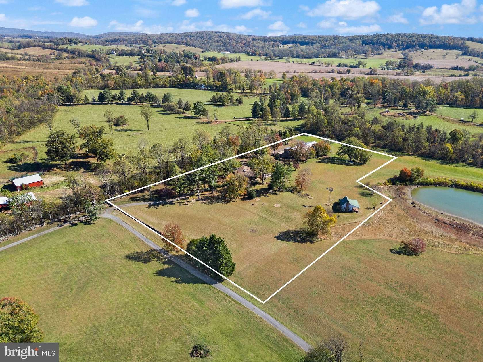 6.7 Acres of Land with Home for Sale in Warrenton, Virginia