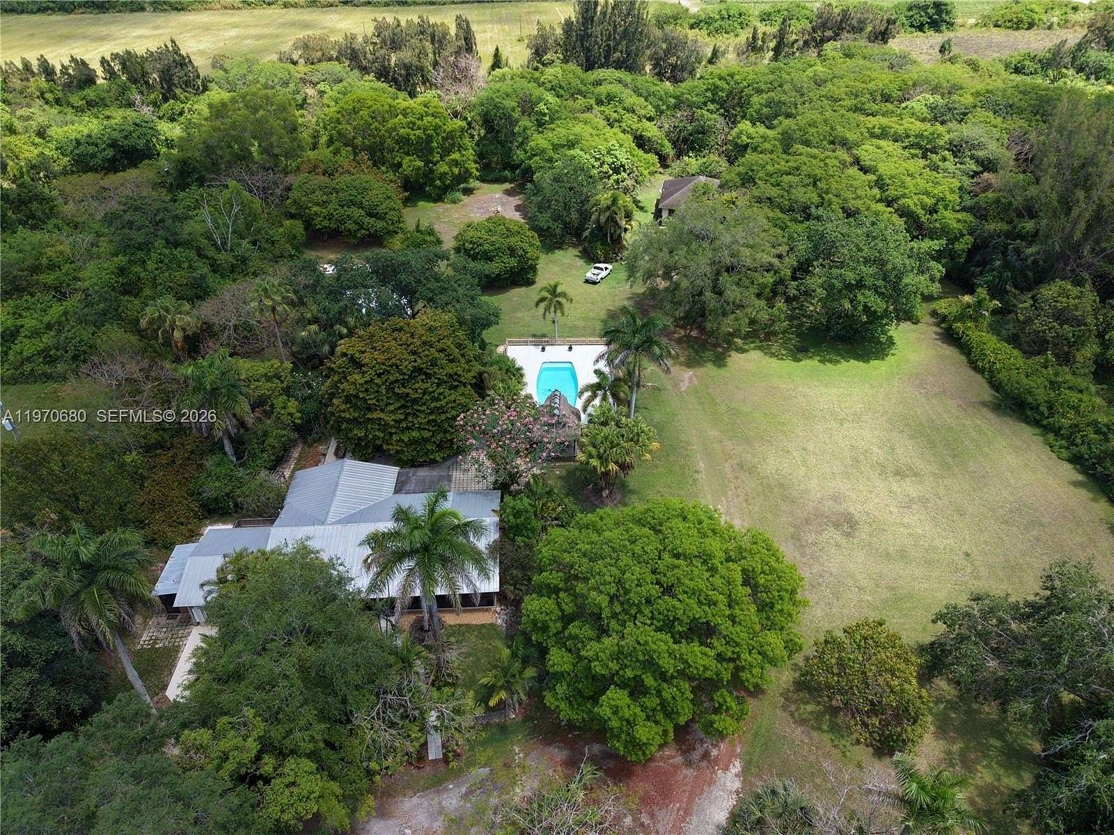 5 Acres of Land with Home for Sale in Homestead, Florida