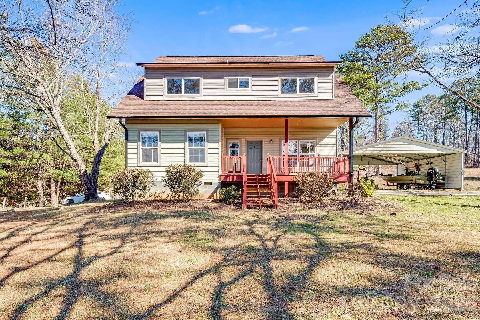 7.33 Acres of Land with Home for Sale in Union Mills, North Carolina