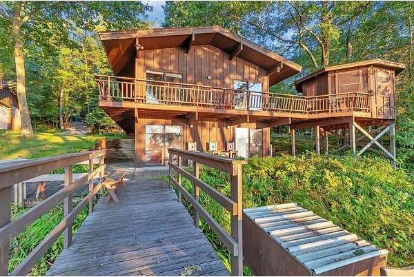 5.63 Acres of Land with Home for Sale in Nisswa, Minnesota