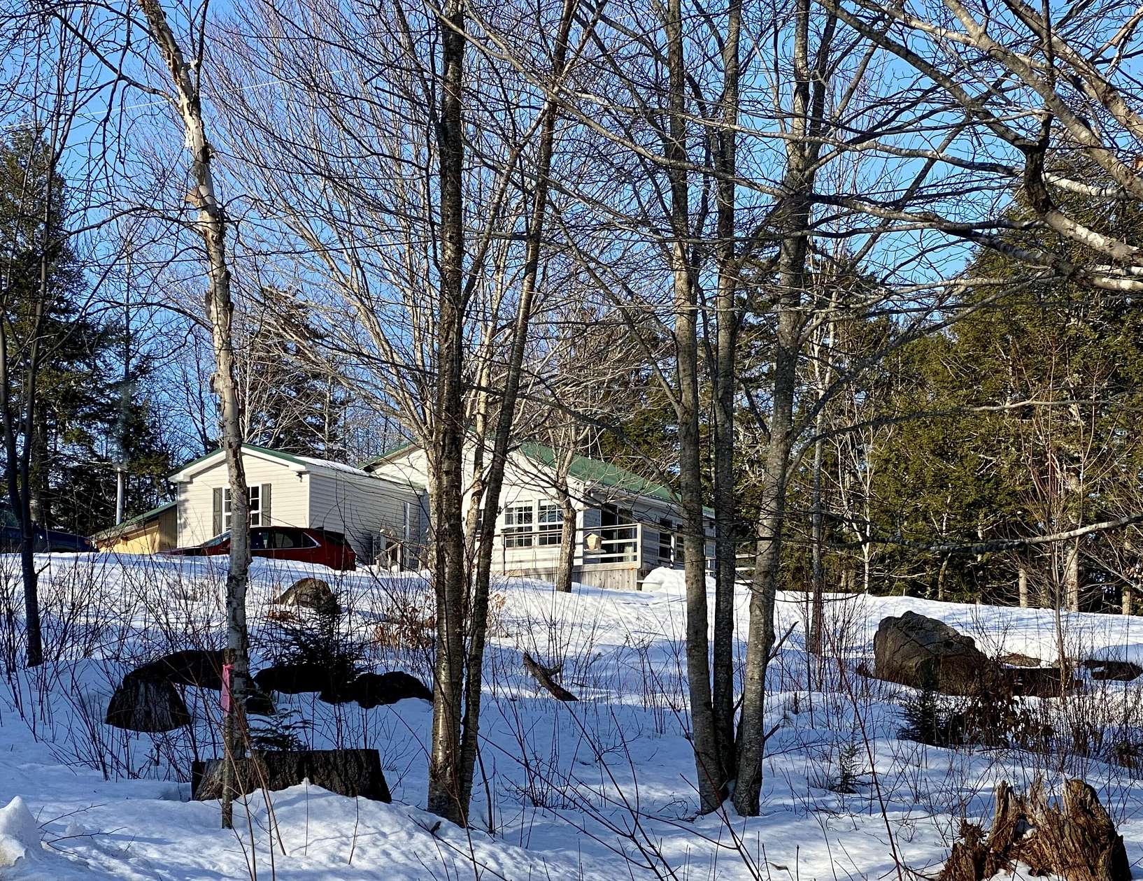 2 Acres of Land with Home for Sale in Crawford, Maine