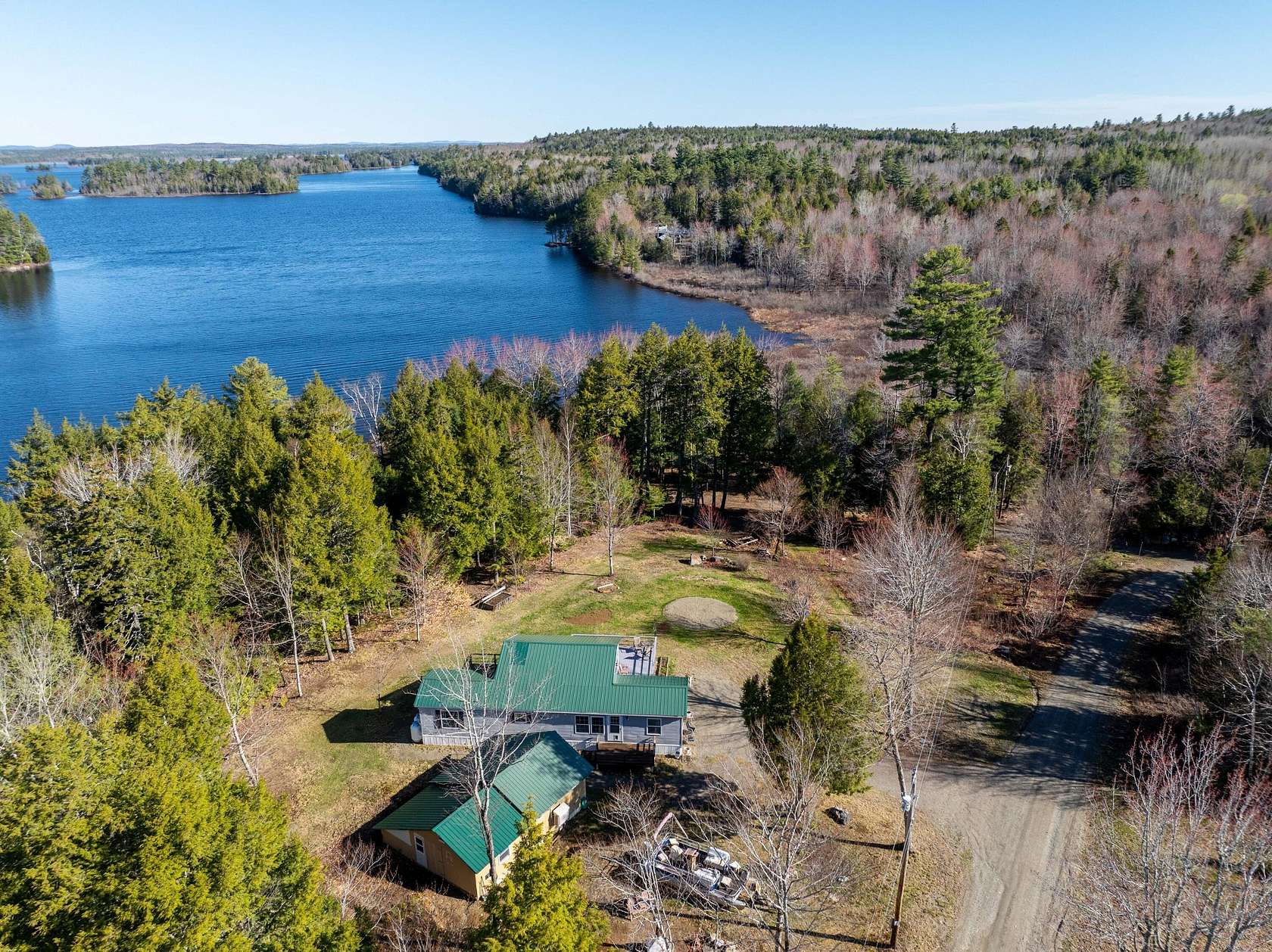 2 Acres of Land with Home for Sale in Crawford, Maine