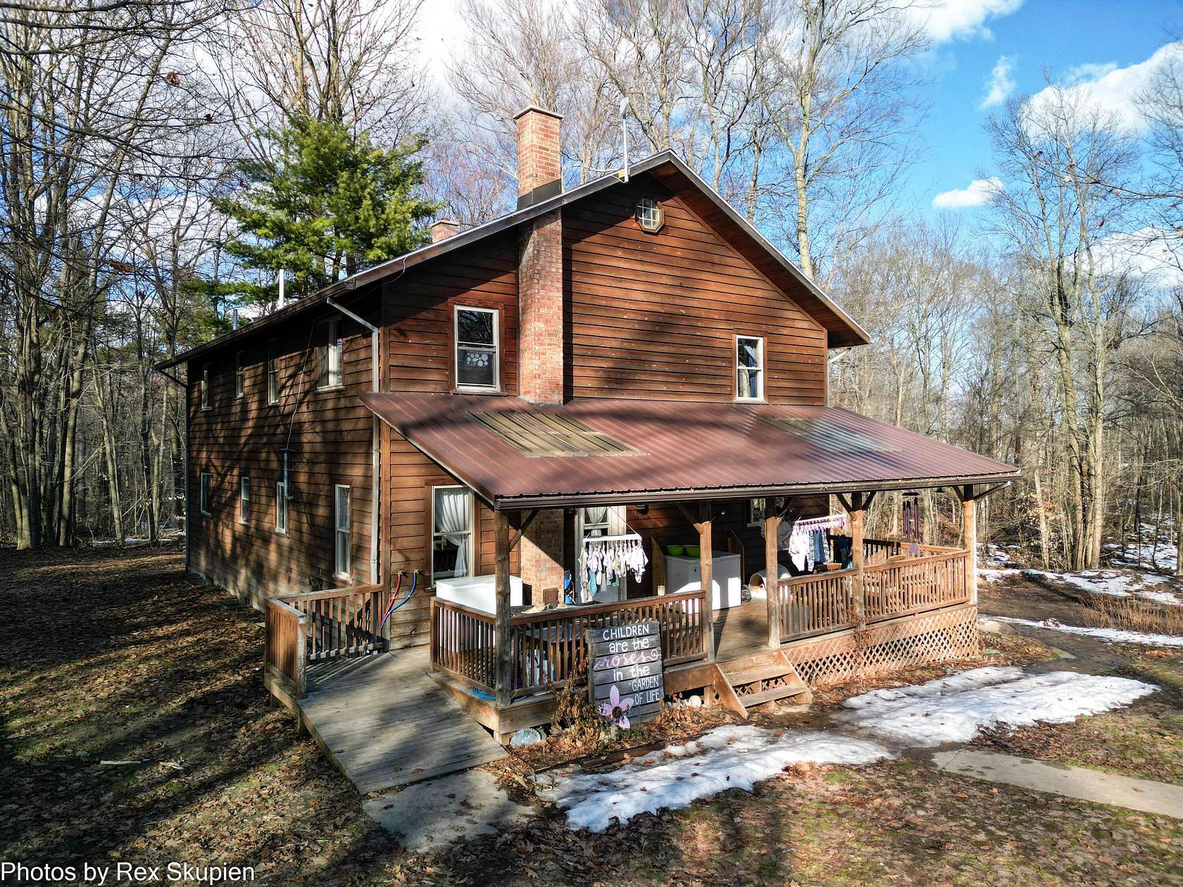 9.88 Acres of Land with Home for Sale in Fremont, Michigan