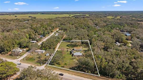 2.1 Acres of Land with Home for Sale in Spring Hill, Florida