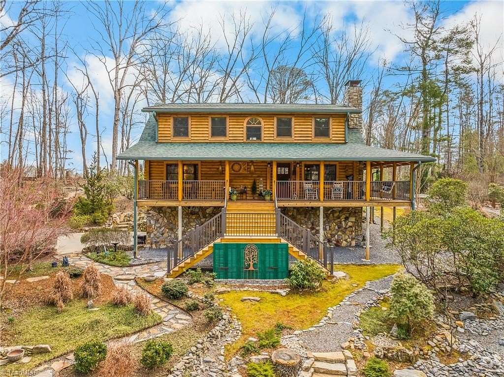 4.19 Acres of Land with Home for Sale in Pilot Mountain, North Carolina