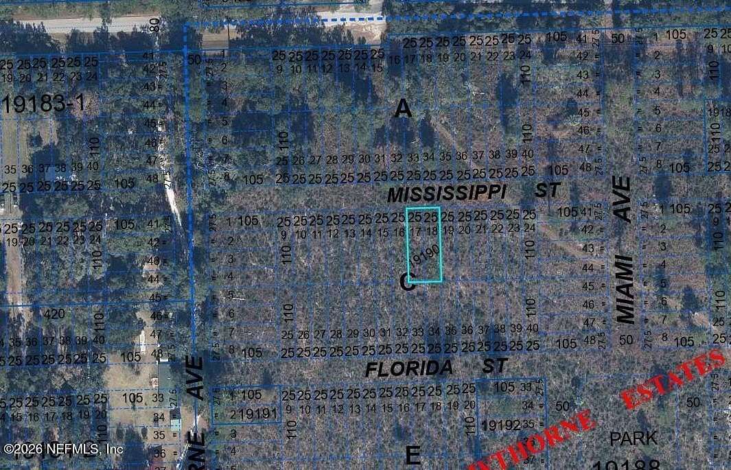 0.13 Acres of Land for Sale in Hawthorne, Florida