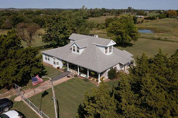 55 Acres of Land with Home for Sale in Barnsdall, Oklahoma