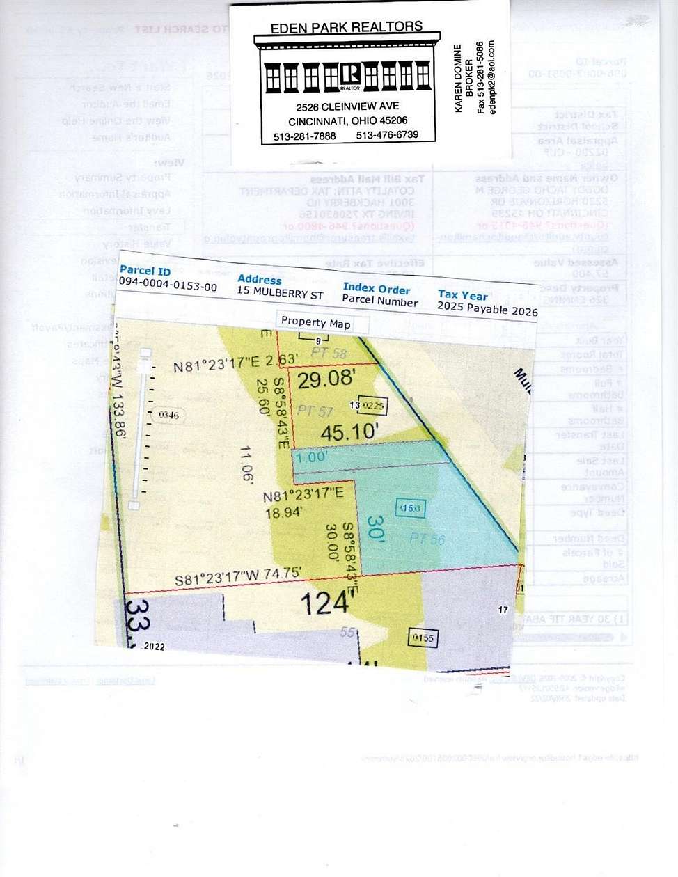 0.05 Acres of Land for Sale in Cincinnati, Ohio