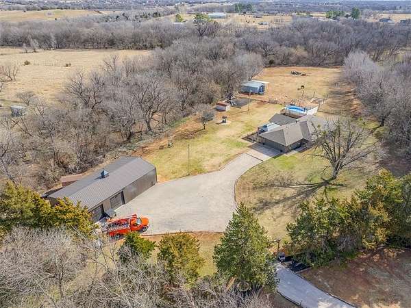5 Acres of Land with Home for Sale in Blanchard, Oklahoma