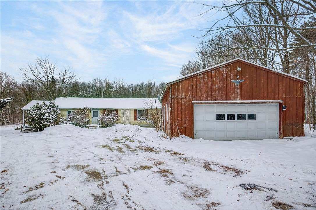 16.9 Acres of Land with Home for Sale in Prattsburgh, New York