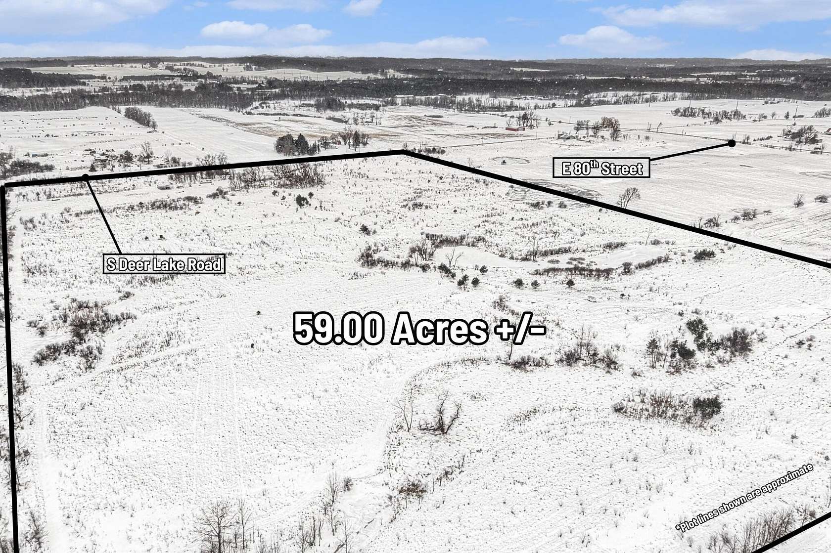 59 Acres of Land for Sale in Reed City, Michigan